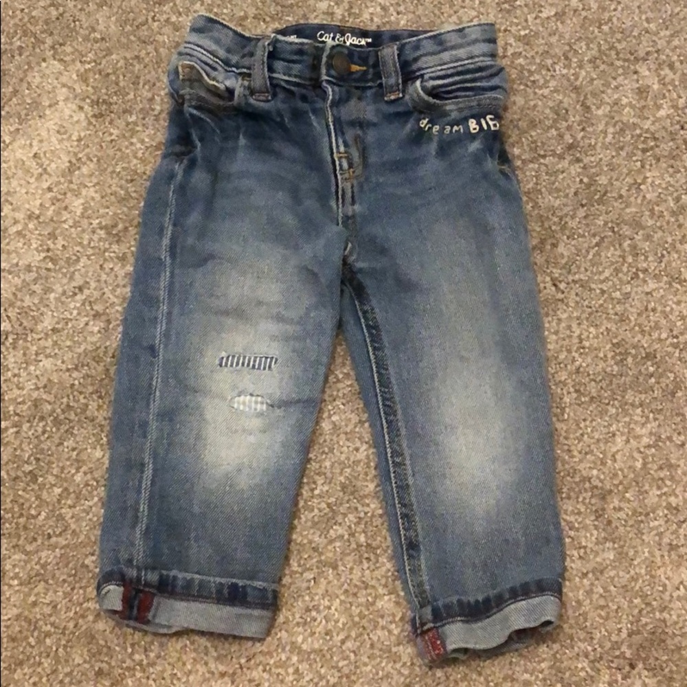 4/$20 Cat and jack boys straight blue Jeans